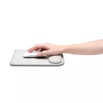 Egéralátét csuklótámasszal, géltöltésű, KENSINGTON "ErgoSoft™", szürke