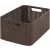 Rattan hatású kosár, 18l, sötétbarna, CURVER "Style M"