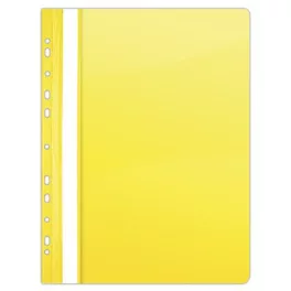 Gyorsfűző, lefűzhető, PVC, A4, DONAU, citromsárga