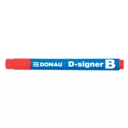   Táblamarker, 2-4 mm, kúpos, DONAU "D-signer B", piros