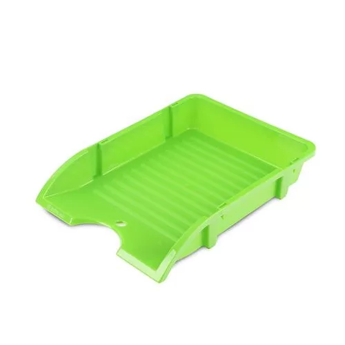 Irattálca, műanyag, törhetetlen, DONAU "Solid", világoszöld