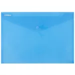 Irattartó tasak, A4, PP, patentos, DONAU, kék