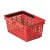 Bevásárlókosár, műanyag, 19 l, DURABLE, piros