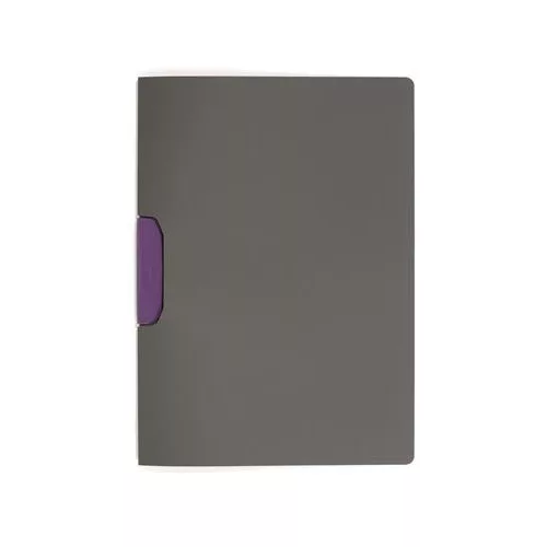 Gyorsfűző, klipes, A4, DURABLE "DURASWING® COLOR 30", lila
