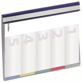   Rendszerező mappa, A4, 5 részes, DURABLE "DIVISOFLEX®"