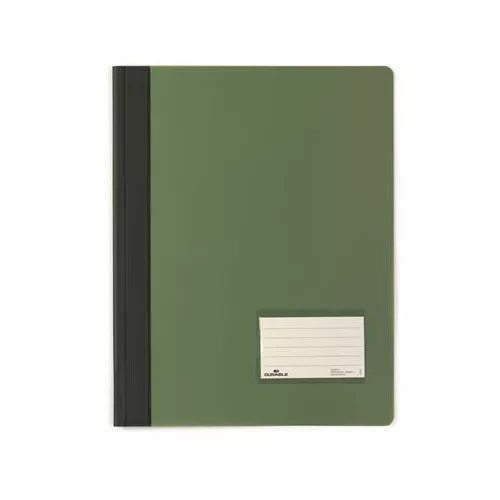 Gyorsfűző, A4, extra erős, széles, DURABLE, zöld