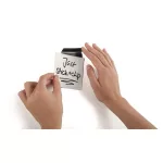 Jegyzettartó klip, öntapadó, mágneses, DURABLE "DURAFIX® CLIP", ezüst