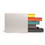 Irattároló, műanyag, 5 fiókos, DURABLE "VARICOLOR® 5", fehér