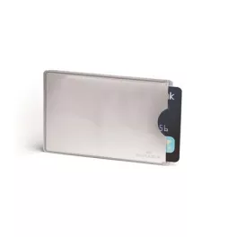   Bankkártyatartó, 1 db-os, RFID védelemmel, DURABLE, ezüst