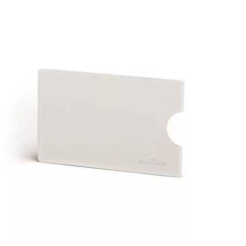 Bankkártyatartó, 1 db-os, RFID védelemmel, DURABLE, áttetsző