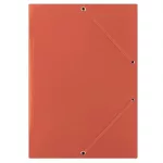 Gumis mappa, karton, A4, DONAU "Standard", piros