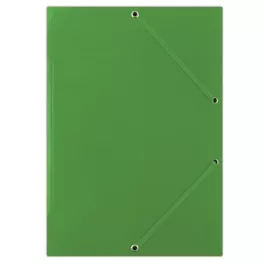 Gumis mappa, karton, A4, DONAU "Standard", zöld