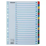 Regiszter, karton, A4, 1-20, ESSELTE "Mylar"