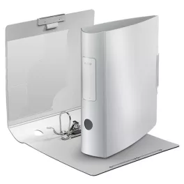   Iratrendező, 82 mm, A4, PP, LEITZ "180 Active Style", kristályfehér