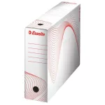 Archiválódoboz, A4, 100 mm, karton, ESSELTE "Standard", fehér