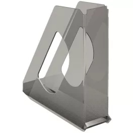   Iratpapucs, műanyag, 68 mm, ESSELTE "Europost", füstszínű