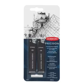   Grafitbél szett, 0,5 mm, HB, 2B, DERWENT "Precision"