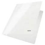 Gyorsfűző, laminált karton, A4, LEITZ "Wow", fehér