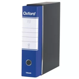   Tokos iratrendező, 80 mm, A4, karton, ESSELTE "Oxford", kék