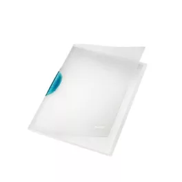   Gyorsfűző, klipes, PP, A4, LEITZ "ColorClip Magic", világoskék