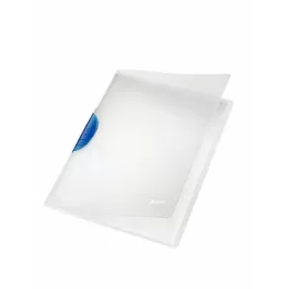   Gyorsfűző, klipes, PP, A4, LEITZ "ColorClip Magic", kék