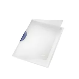   Gyorsfűző, klipes, PP, A4, LEITZ "ColorClip Magic", szürke