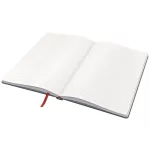 Beíró, A5, vonalas, 80 lap, keményfedeles, LEITZ "Cosy Soft Touch", bársonyszürke