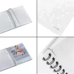 Spirálfüzet, A5, kockás, 80 lap, LEITZ "Wow", fehér