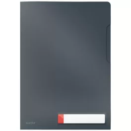   Genotherm, "L", A4, PP, LEITZ "Cosy Privacy", bársonyszürke