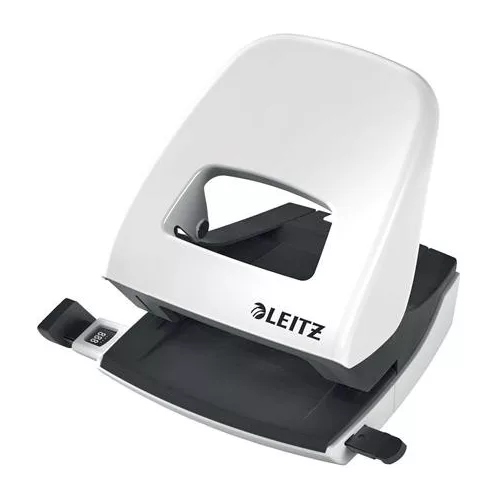 Lyukasztó, kétlyukú, 30 lap, LEITZ "Nexxt Wow", fehér