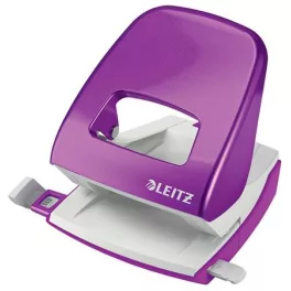   Lyukasztó, kétlyukú, 30 lap, LEITZ "Nexxt Wow", lila
