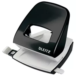   Lyukasztó, kétlyukú, 30 lap, LEITZ "Nexxt Wow", fekete