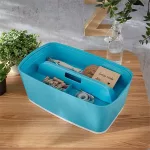 Rendszerező tálca, fogantyúval, LEITZ "MyBox Cosy", nyugodtkék