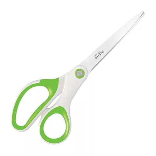 Olló, irodai, 20,5 cm, LEITZ "Wow Titán", zöld