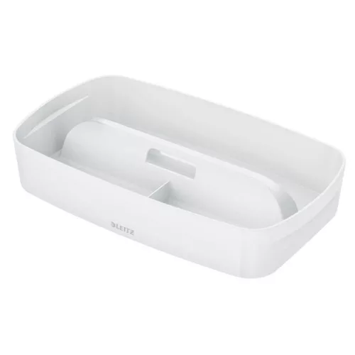 Rendszerező tálca, fogantyúval, kicsi, LEITZ "MyBox", fehér