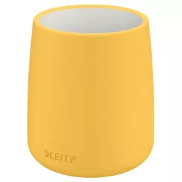   Írószertartó, kerámia, LEITZ "Cosy", melegsárga