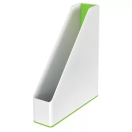   Iratpapucs, műanyag, 73 mm, kettős színhatású, LEITZ "Wow", zöld