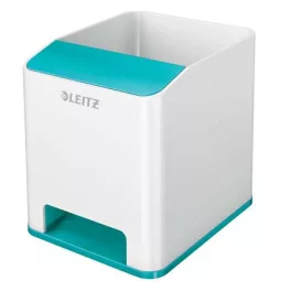   Írószertartó, kettős színhatású, LEITZ "Wow", jégkék