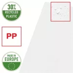 Genotherm, "L", A4, 105 mikron, narancsos felület, ESSELTE "Standard"
