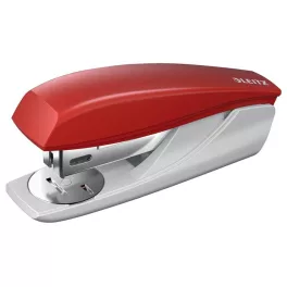   Tűzőgép, 24/6, 26/6, 25 lap, LEITZ "Nexxt 5501", piros