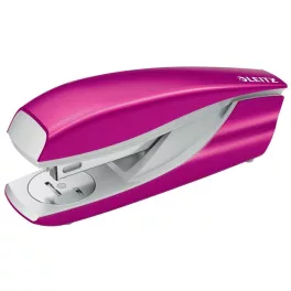   Tűzőgép, 24/6, 26/6, 30 lap, LEITZ "Nexxt Wow", rózsaszín