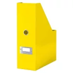 Iratpapucs, PP/karton, 95 mm, LEITZ "Click&Store", sárga