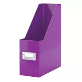   Iratpapucs, PP/karton, 95 mm, LEITZ "Click&Store", lila