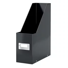  Iratpapucs, PP/karton, 95 mm, LEITZ "Click&Store", fekete