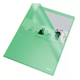   Genotherm, "L", A4, 105 mikron, narancsos felület, ESSELTE "Standard", zöld