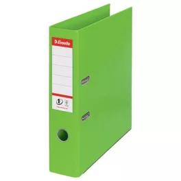   Iratrendező, 75 mm, A4, PP, élvédő sínnel, ESSELTE "Standard", Vivida zöld