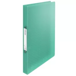   Gyűrűs könyv, 2 gyűrű, 25 mm, A4, PP, ESSELTE "Colour’Breeze", zöld
