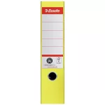 Iratrendező, 75 mm, A4, élvédő sínnel, ESSELTE "No.1", sárga