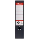 Iratrendező, 75 mm, A4, élvédő sínnel, ESSELTE "No.1", fekete