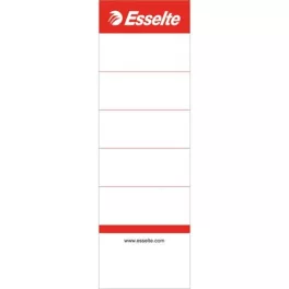   Cserecímke, iratrendezőhöz, kétoldalas, 50x158 mm, ESSELTE, fehér